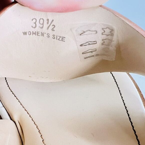 Tod's Rose Gold Genuine Leather Strappy Sandals - Picture 7 of 7